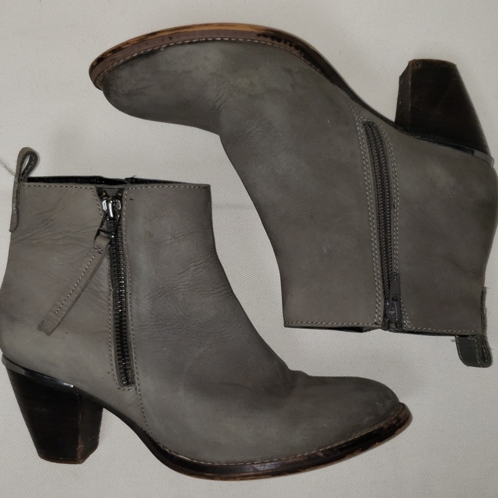 Gray Ankle Boots - image 2